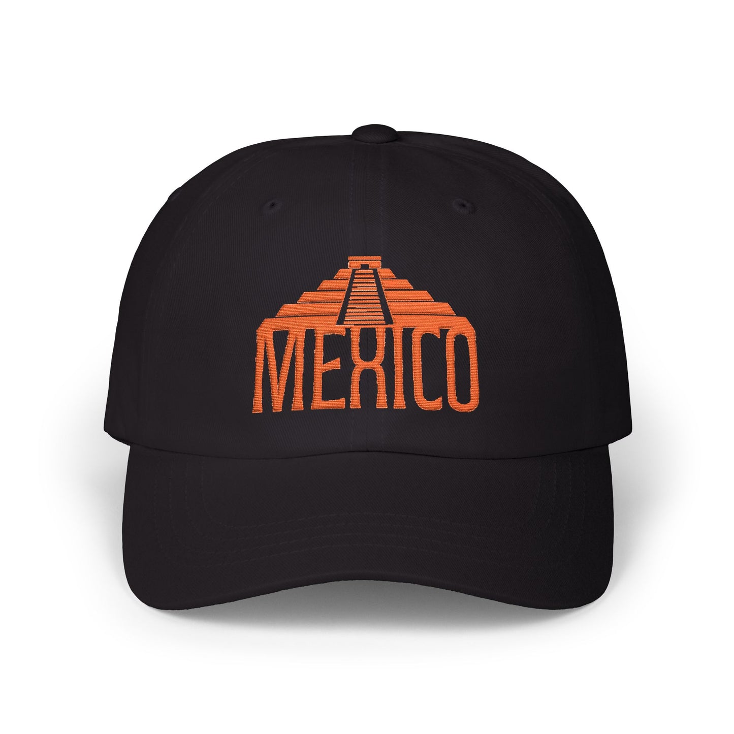 Mexico Dad Cap Embroidered Pyramid Hat Travel Souvenir Gift For Grandpa Mexican Heritage Cotton Headwear Vacation Style Everyday Accessory