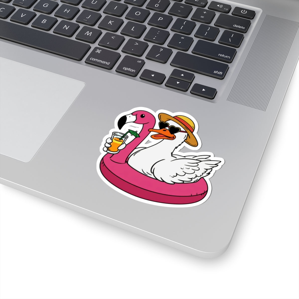Sticker For Duck Lovers Girls Trip Gift Summer Pool Party Decal Cocktail Fan Present Beach Vacation Accessory Funny Goose Birthday Surprise