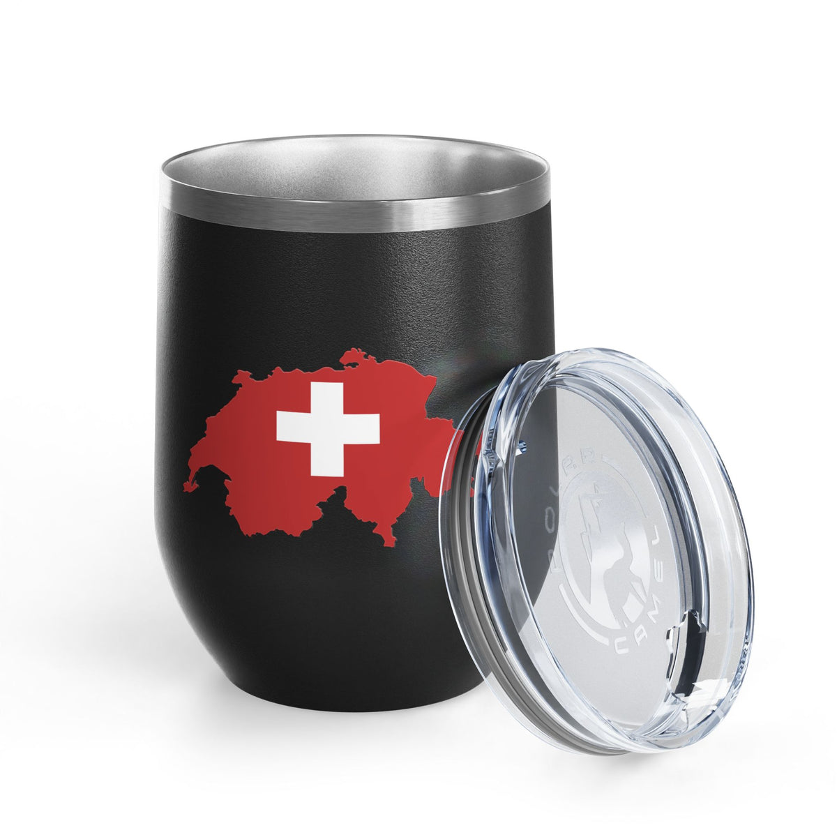 Swiss Tumbler Gift For Wine Lover Switzerland Cup Travel Drinkware Alpine Present Coffee Enthusiast Keepsake Patriotic Mug Friend Souvenir