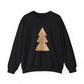 Gold Fir Christmas Sweatshirt Gift For Daughter Holiday Crewneck Present For Aunt Graphic Pullover Cozy Winter Apparel Seasonal Top Style