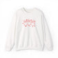 Dancing Highland Cow Christmas Sweatshirt Gift For Girlfriend Holiday Present For Mom Cute Festive Winter Pullover Top Seasonal Outfit Style