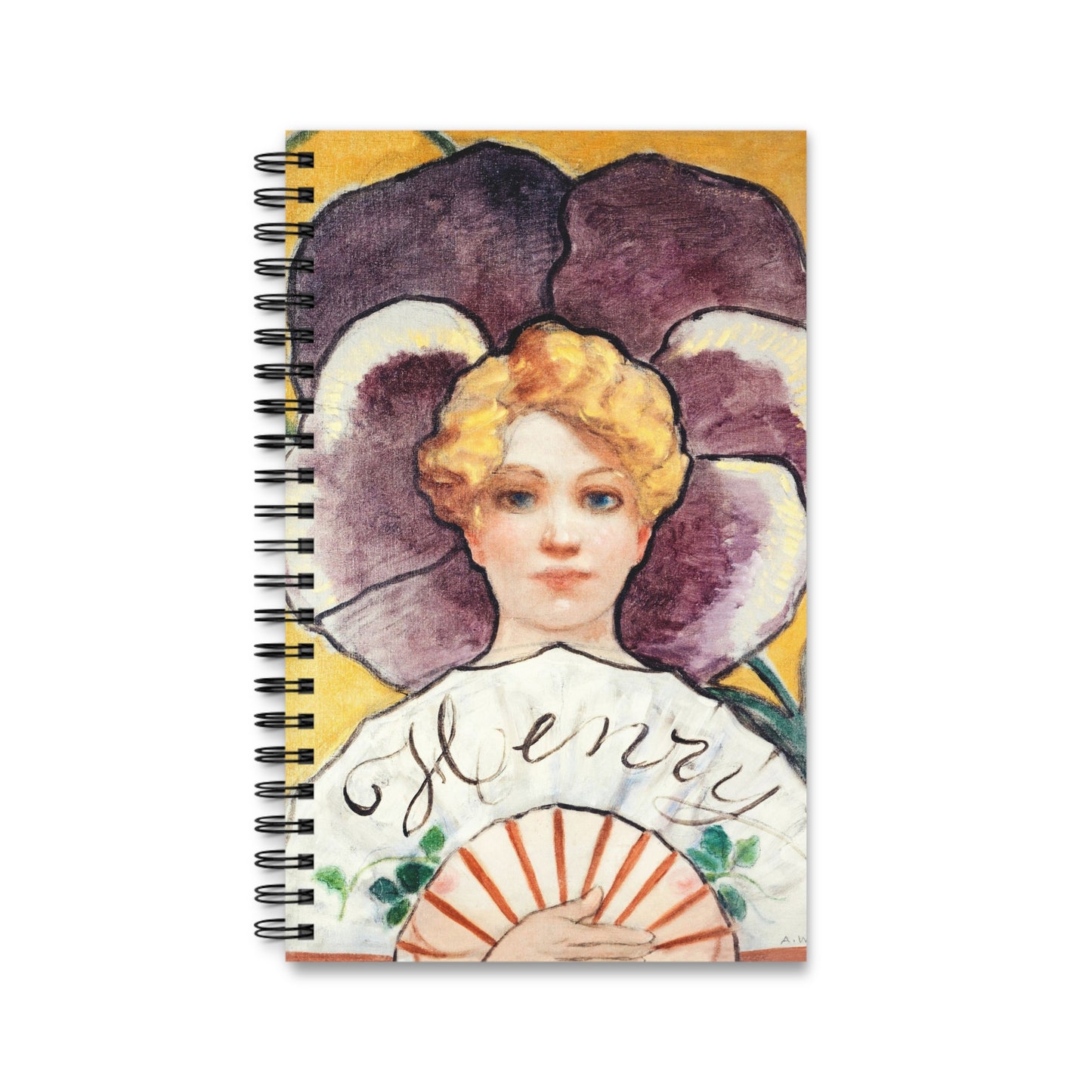 Spiral Notebook Work Gift College Study Journal Writer Present Office Desk Stationery Student Planner Art Lover Keepsake Daily Notes Idea