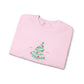 Minimal Christmas Tree Sweatshirt Gift For Girlfriend Holiday Crewneck Present For Mom Modern Winter Pullover Cozy December Outfit Top Style