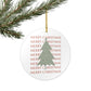 Christmas Tree Ornament For New Home Gift Neutral Holiday Keepsake For First Christmas Boho Tree Decor For Mom Gift Sage Green Ornament