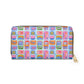 Cute Summer Purse Portugal Sardine Wallet For Travel Organizer Mediterranean Clutch Coastal Purse Gift For Woman Europe Vacation Accessory