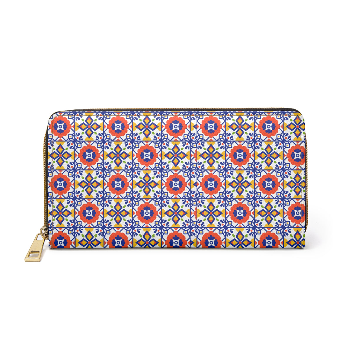Tile Purse For Mediterranean Style Geometric Wallet Gift For Wife Summer Travel Organizer Colorful Clutch Birthday…