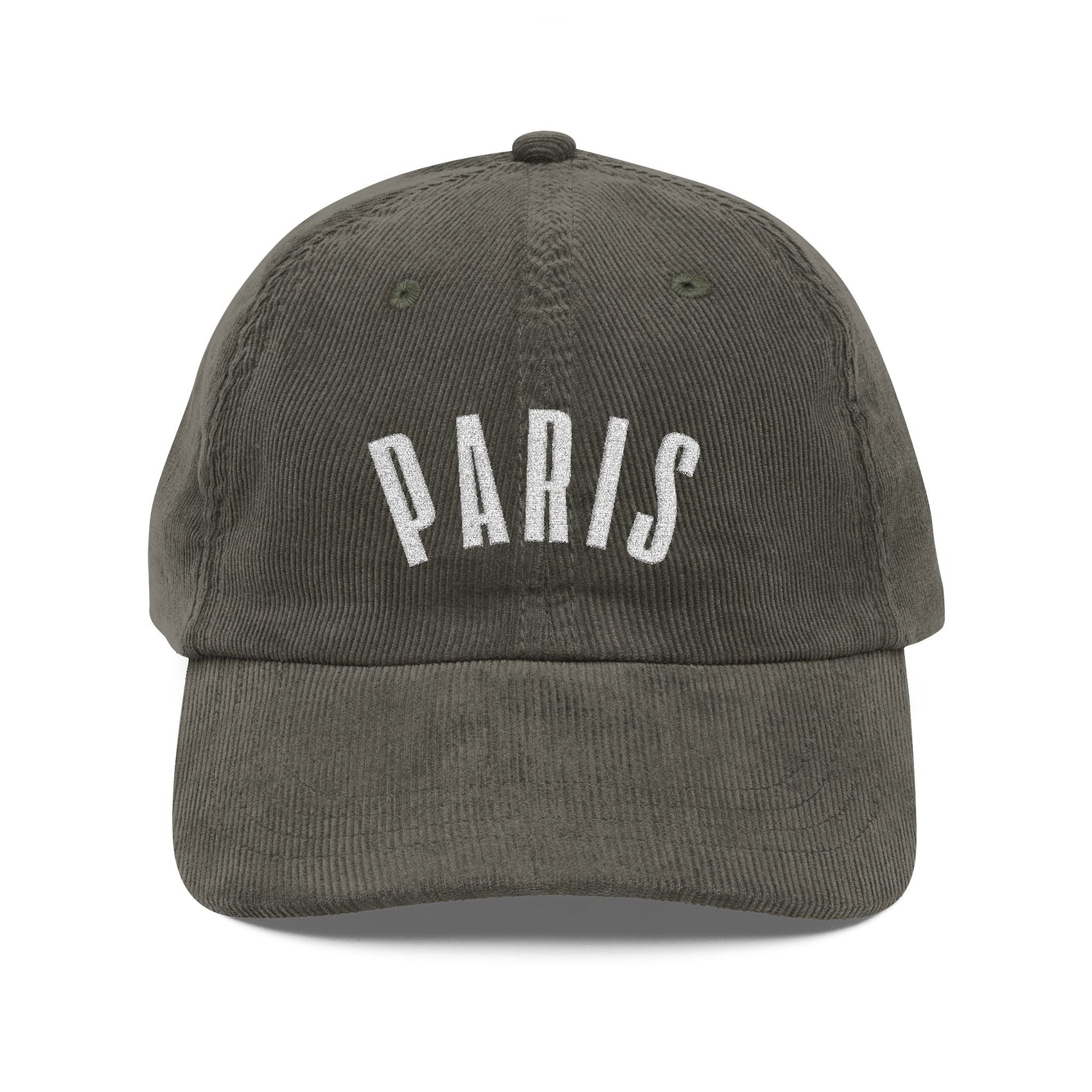 Embroidered Paris Corduroy Hat Vintage Style Cap Cute Brown Hat For France Lover Paris Travel Hat Trendy Fall Outfit Cap Travel Lover Gift