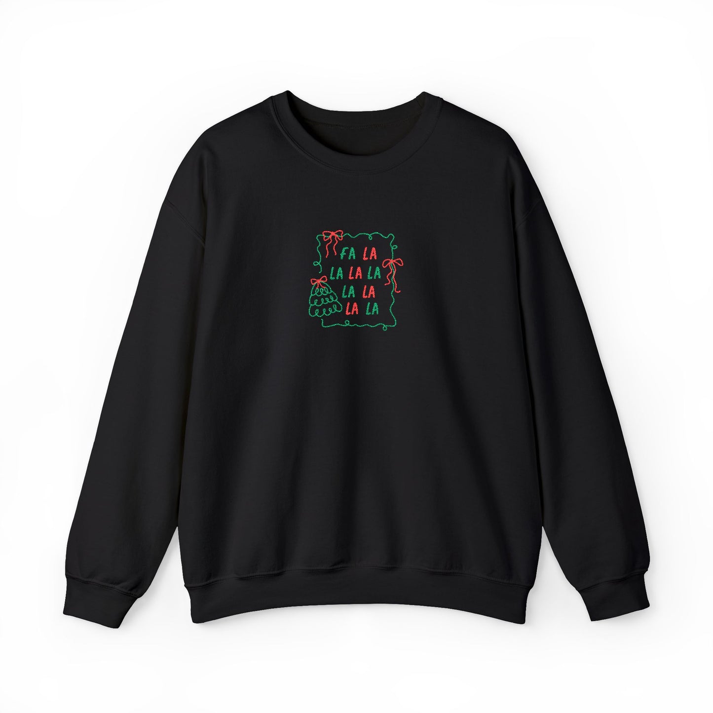 Embroidered Christmas Sweatshirt For Her Holiday Crewneck Cozy Winter Pullover Festive Gift Cute Seasonal Apparel Christmas Market Outfit