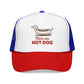 Hot Dog Trucker Hat For Outdoor Activities Funny Dachshund Cap for Summer Vacation Dog Lover Gift for Dad Cute Summer Hat BBQ Party Cap