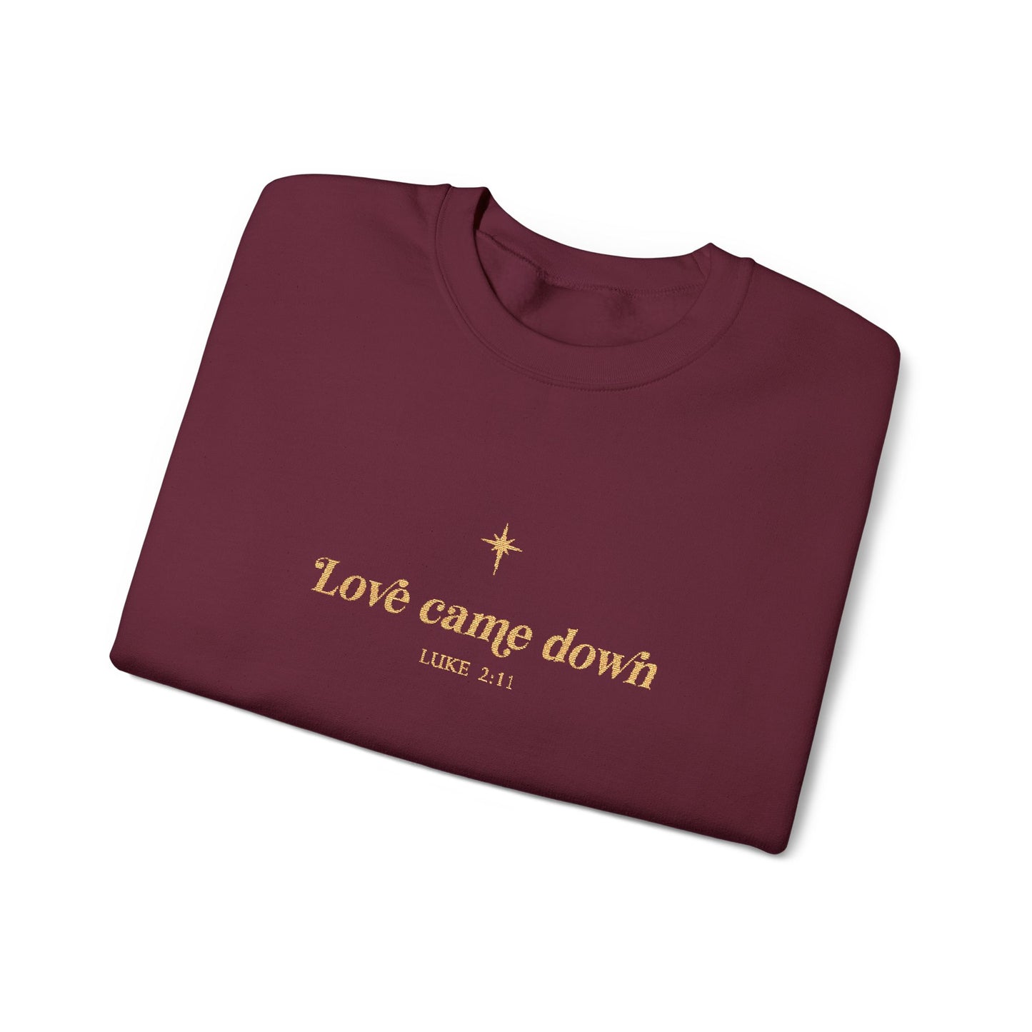 Christian Christmas Sweatshirt For Religious Gift Faith Based Winter Crewneck Cozy Religious Holiday Gift Inspirational Embroidered Pullover
