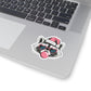 Raccoon Christmas Sticker Gift For Bestie Cute Santa Decal Festive Bubblegum Vinyl For Laptop Journal Holiday Animal Art Charm Style Pop