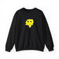 Yellow Heart Flower graphic sweatshirt | Crewneck