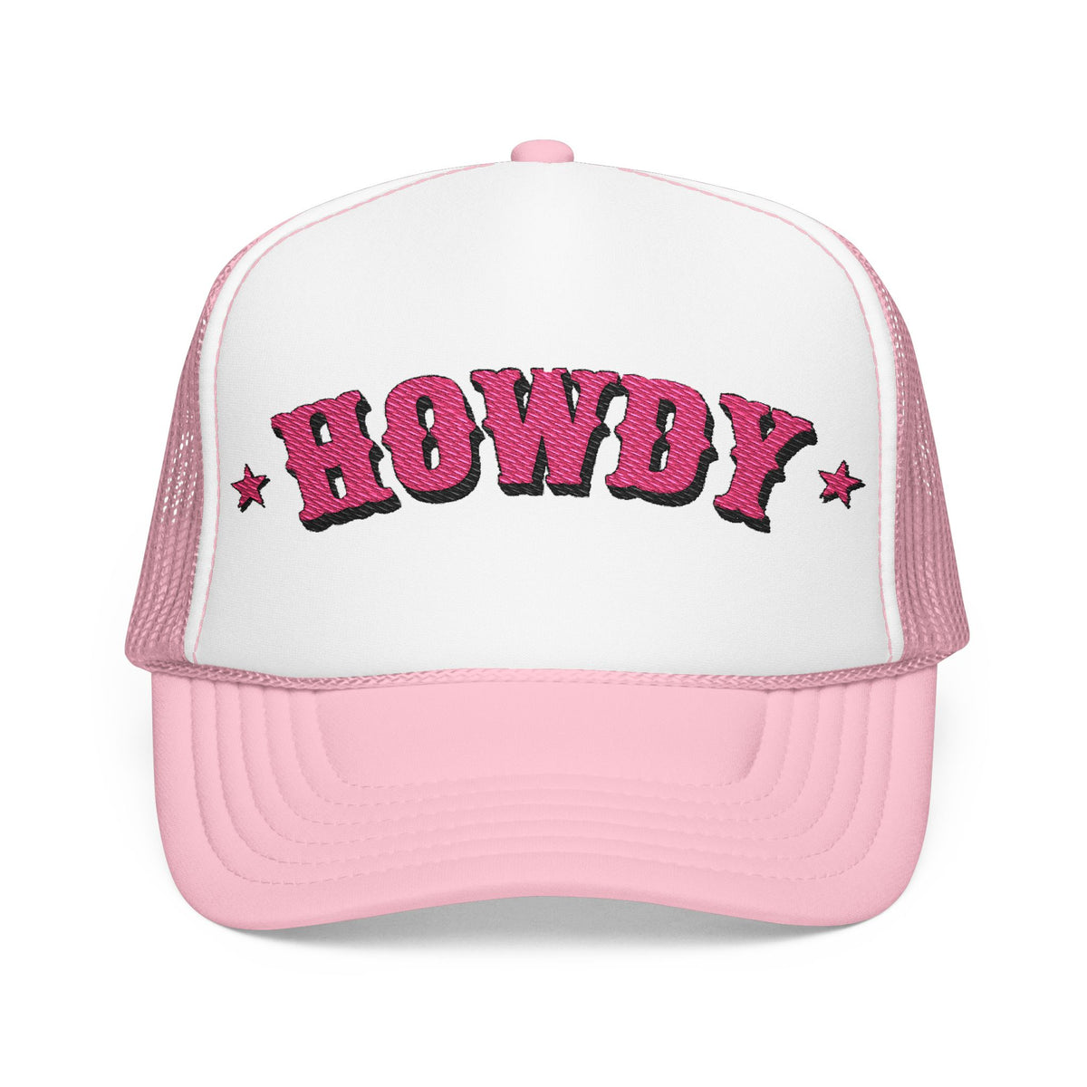 Pink Howdy Trucker Hat Cute Western Baseball Cap Cowgirl Bachelorette Gift Country Music Festival Hat Girly Ranch Style Cap Girlfriend Gift