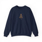 Minimal Tree Sweatshirt Gift For Mom Christmas Crewneck Winter Present For Sister Elegant Stitch Pullover Cozy Holiday Outfit Top Style