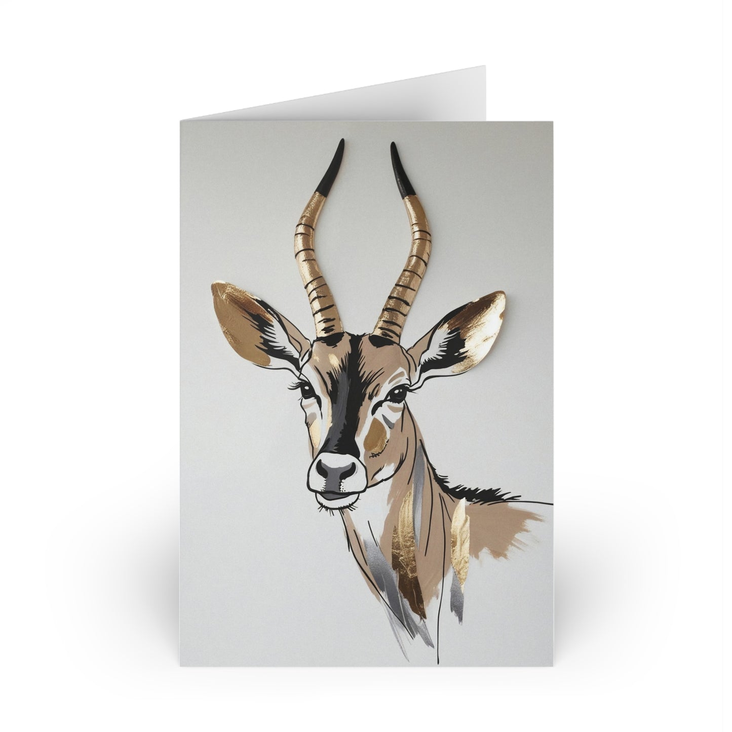 Antelope Greeting Card Safari Gift For Her Wildlife Lover Present South Africa Souvenir Animal Birthday Card Nature Traveler Keepsake Note