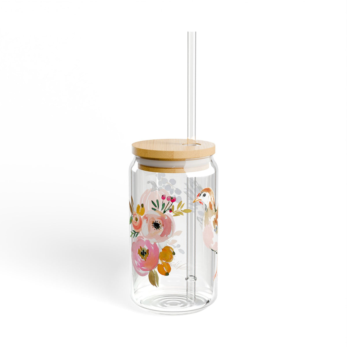 Sipper Glass Backyard Chicken Gift Farm Fresh Kitchen Cup Homestead Drinkware Country Living Present Rustic Brunch Surprise For Her