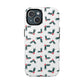 Holly Christmas Phone Case Gift For Sister Magnetic iPhone Cover Holiday Evergreen Pattern Tough Protective Accessory Winter Style Charm