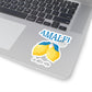 Lemon Sticker Gift For Fruit Lover Citrus Art Decal Present For Italy Gift For Summer Fan Amalfi Sticker For Traveler Gift Digital Nomad