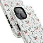Holly Berry Christmas Phone Case Gift For Sister Magnetic iPhone Cover Winter Botanical Pattern Tough Protective Accessory For Her Style