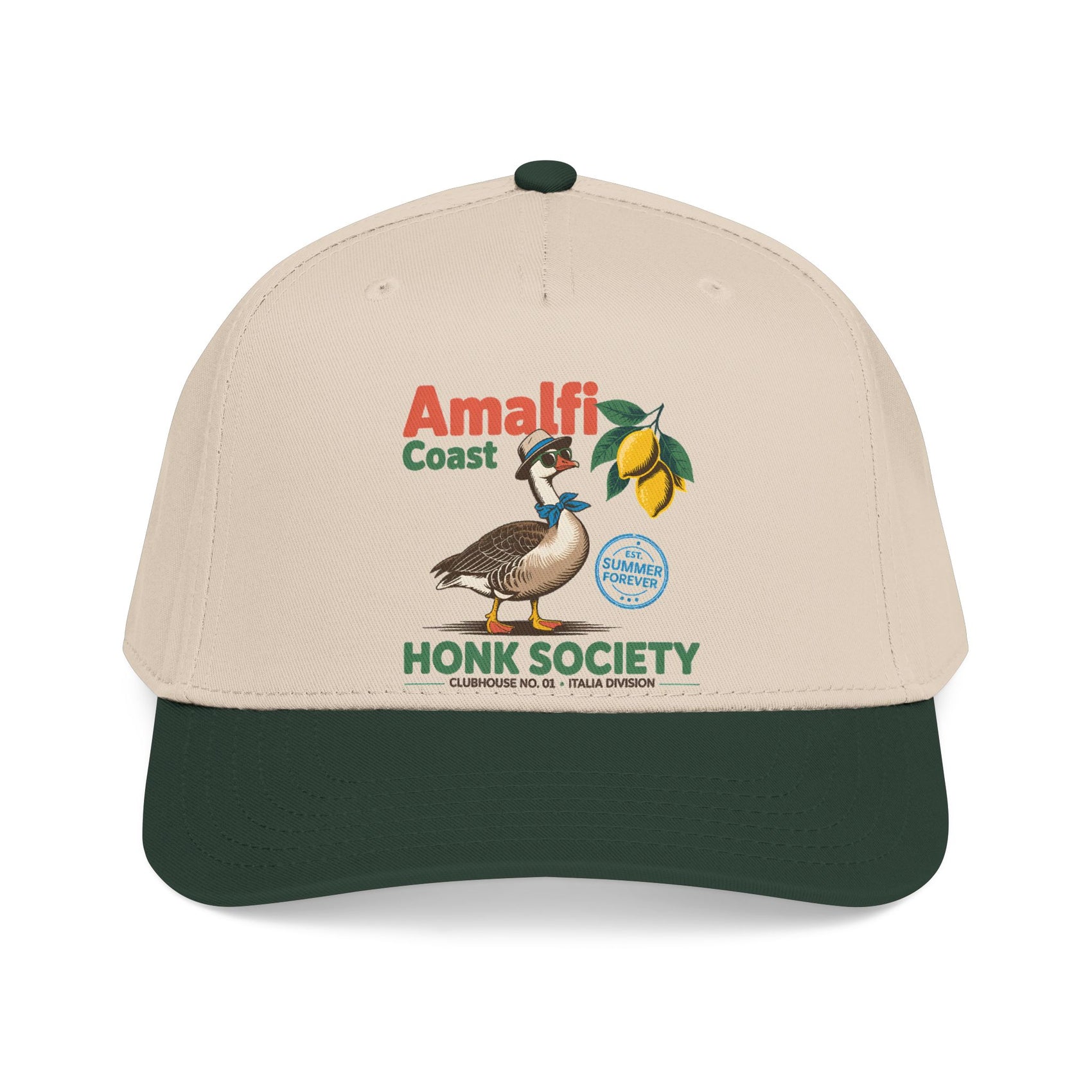 Amalfi Coast Hat Italian Summer Cap Lemon Travel Hat Coastal Vacation Outfit Europe Trip Hat Cute Travel Gift Seaside Style Cap Gift For Him