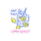 SUMMER - Stickers For Foodies Gift Lemon Decal For Waterbottles, Summer Party Favor Decal For Fruit Lover Fruit Kiss-Cut Lemonade Illustration