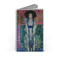 Art Nouveau Lady Journal Vintage Fine Art Lined Notebook Elegant Portrait Stationery Museum Lover Gift Romantic Writing Book For Women