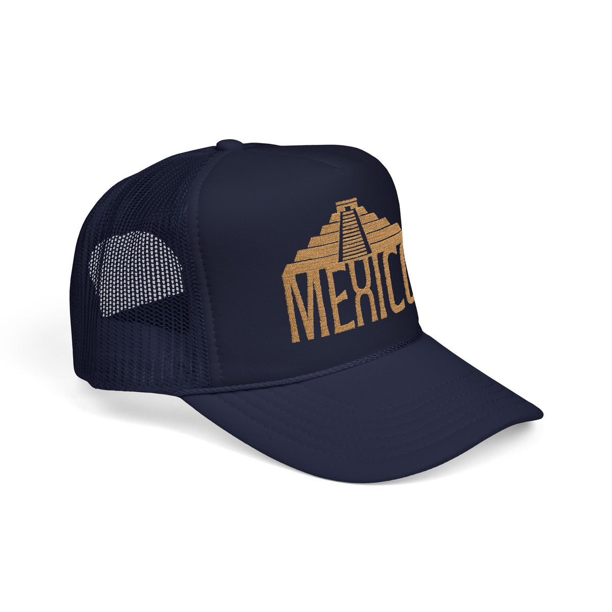 Mexico Hat Trucker Cap Travel Hat Embroidered Mexico Cap Pyramid Hat Vacation Hat Beach Hat Summer Travel Cap Gift Mexican Travel Gift