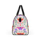 Butterfly Travel Bag Weekend Getaway Gift Floral Duffel Summer Vacation Carryall Overnight Luggage Garden Lover Present Womens Accessory