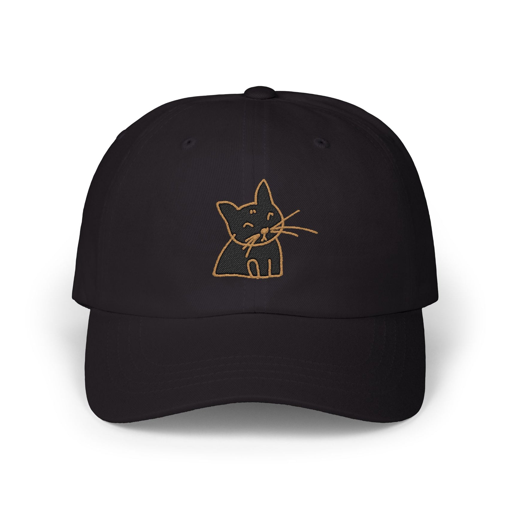 White Cat Embroidered Hat Gift For Cat Mom Gift For Cat Lover Minimal Aesthetic Cap Summer Outfit Hat Casual Daily Wear Fashion Accessory