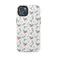 Holly Berry Christmas Phone Case Gift For Sister Magnetic iPhone Cover Winter Botanical Pattern Tough Protective Accessory For Her Style