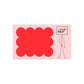Bold and Creative Memo Pad Red and Pink Wavy Post It Notes Pad Wave Design Modern Stationery Colourful Office Supplies Gift Notepad Red