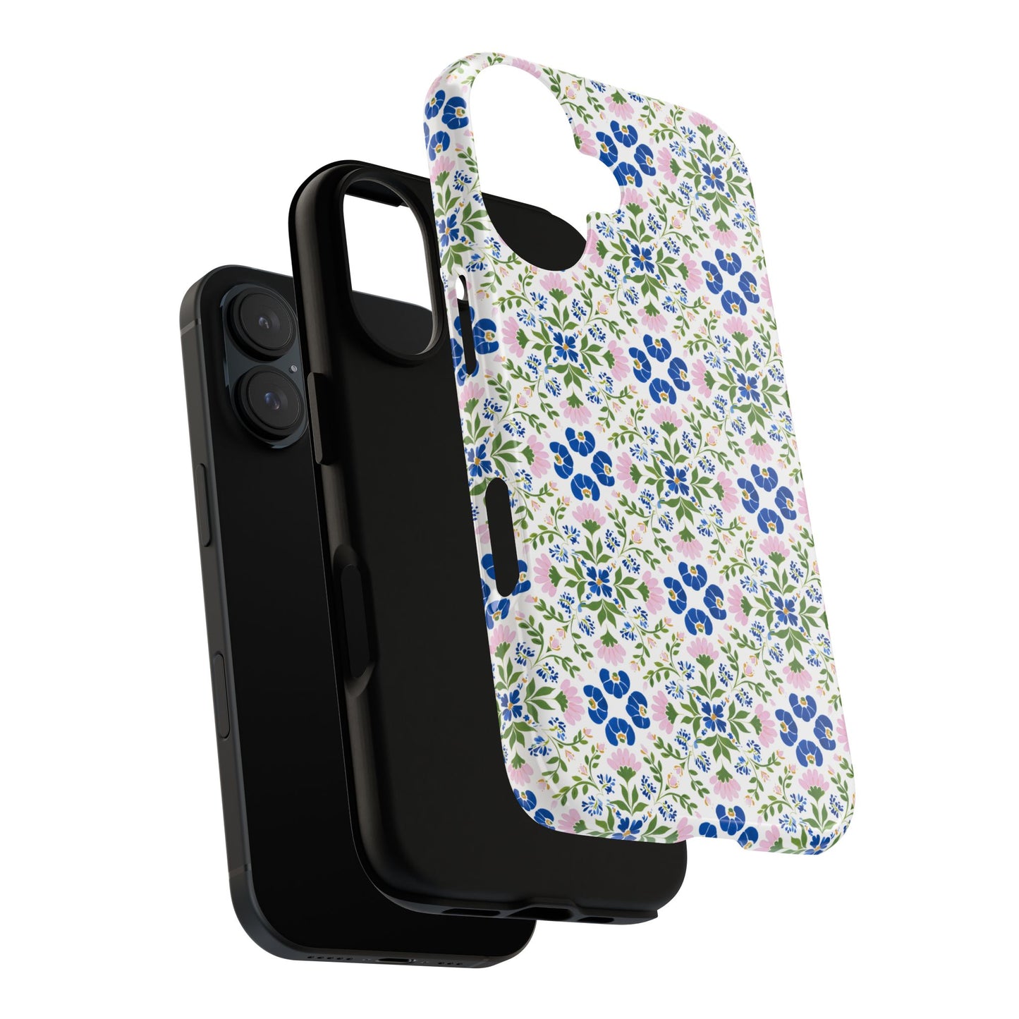 Mediterranean Floral Phone Case Portugal Cover Portuguese Tile Cover Italian Pattern iPhone Samsung Galaxy Google Pixel Summer Gift Tech
