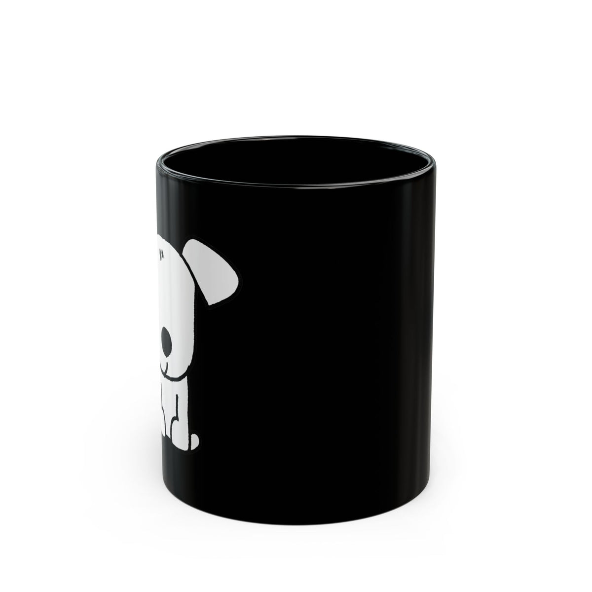 Black Dog Mug Puppy Lover Gift Pet Parent Coffee Cup Cozy Morning Drinkware Animal Kitchen Present For Her Housewarming Decor Birthday Idea