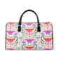 Butterfly Travel Bag Weekend Getaway Gift Floral Duffel Summer Vacation Carryall Overnight Luggage Garden Lover Present Womens Accessory