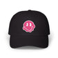Embroidered Smiley Face Hat Gift For Her Emoji Cap Pink Drip Smile Cap Streetwear Aesthetic Dad Hat Y2K Style Casual Outfit Trendy Graphic