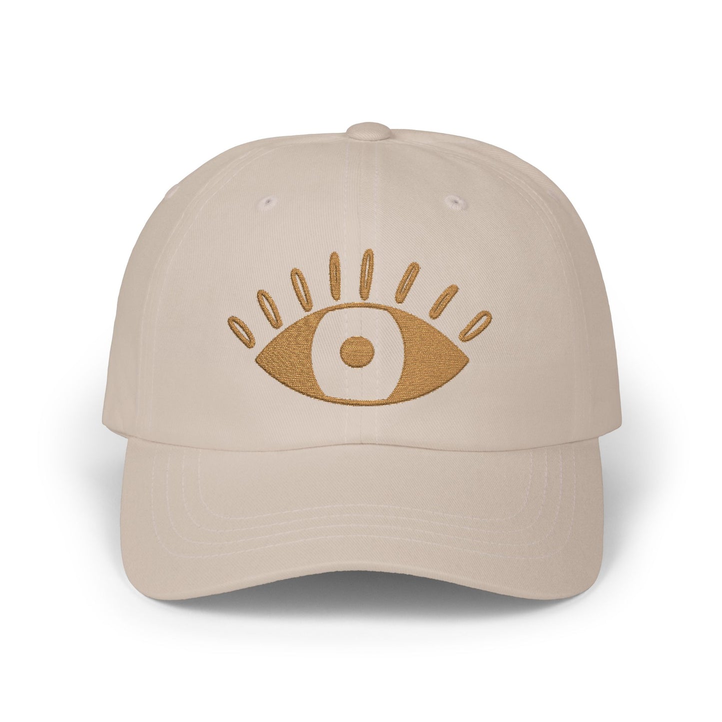Embroidered Evil Eye Dad Cap Boho Fashion Hat Spiritual Gift For Friend Minimal Cotton Accessory Festival Outfit Her Present Everyday Style