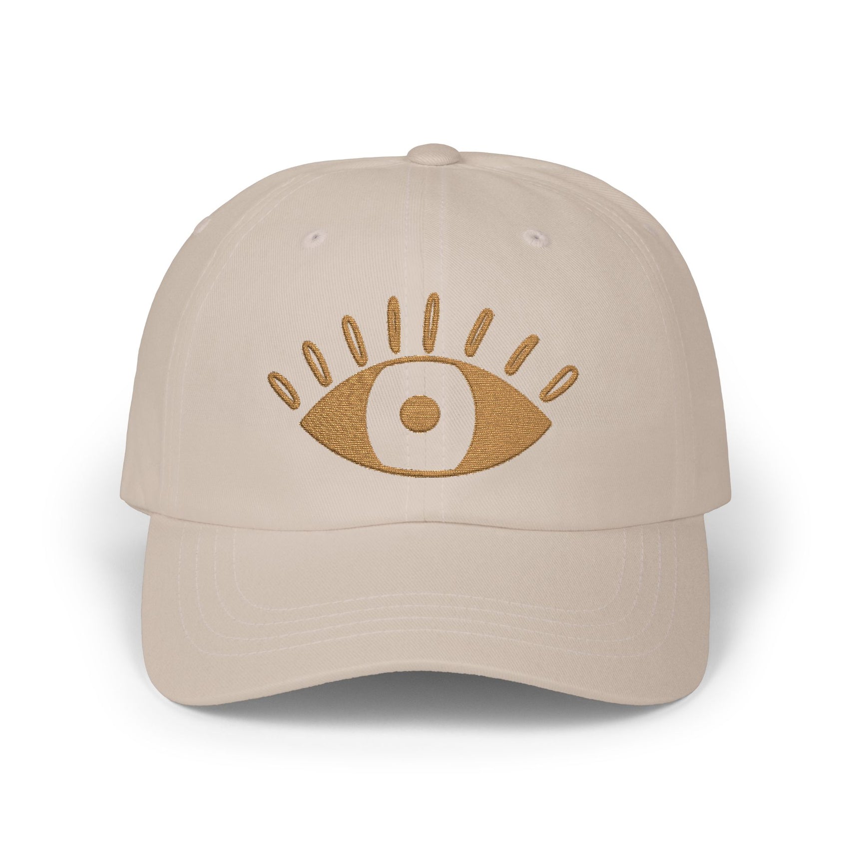 Embroidered Evil Eye Dad Cap Boho Fashion Hat Spiritual Gift For Friend Minimal Cotton Accessory Festival Outfit Her Present Everyday Style