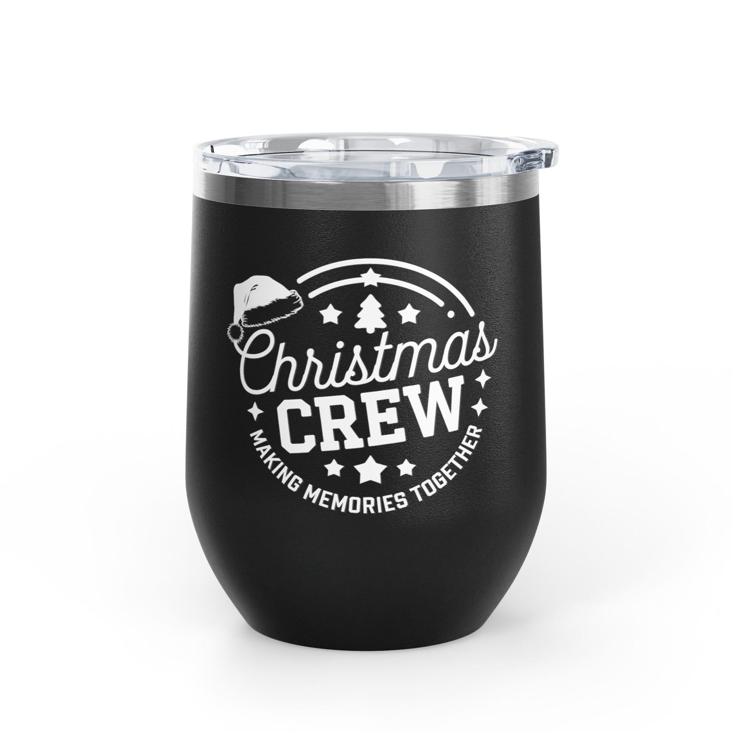 Christmas Crew Wine Tumbler For Family Christmas Party Holiday Party Cup Festive Family Gift Mug For Friends Christmas Party Decor Xmas