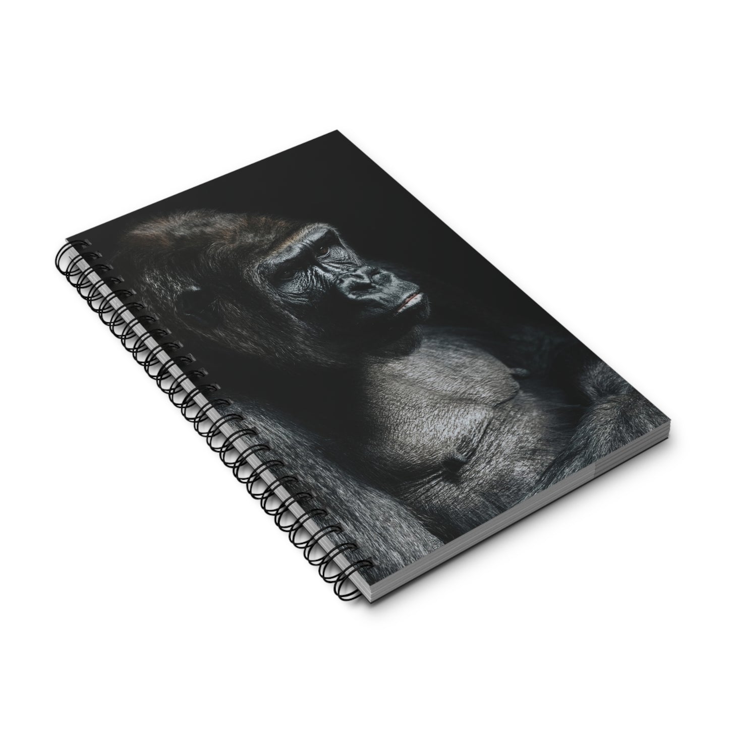 Gorilla Spiral Notebook Wildlife Gift Safari Journal Nature Lover Present Primate Study Stationery Animal Research Desk Companion Study Aid