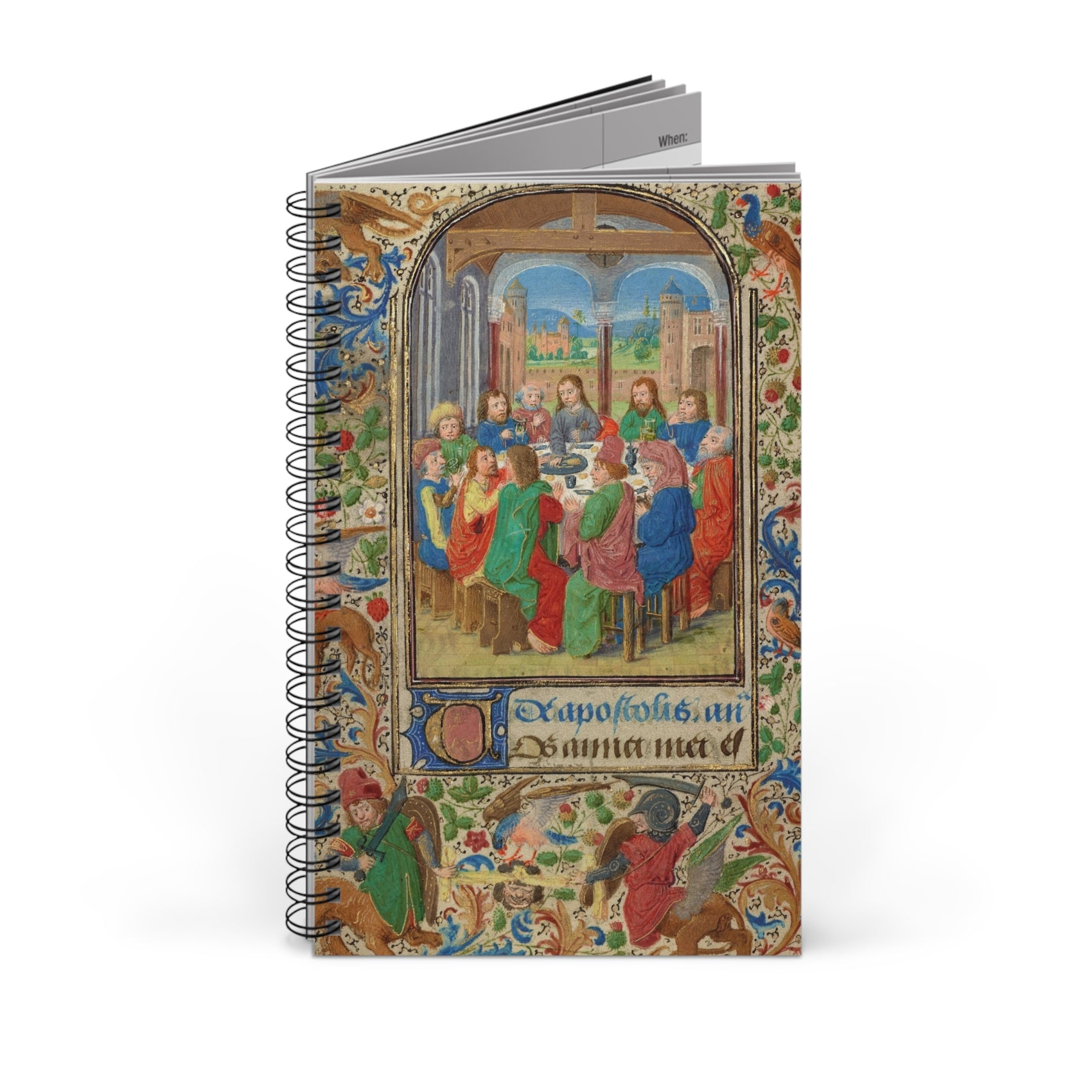 Medieval Notebook Gift For Writer Manuscript Journal For Dark Academia Art Lover Gift Gothic Inspired Notebook Gift For Art History Student