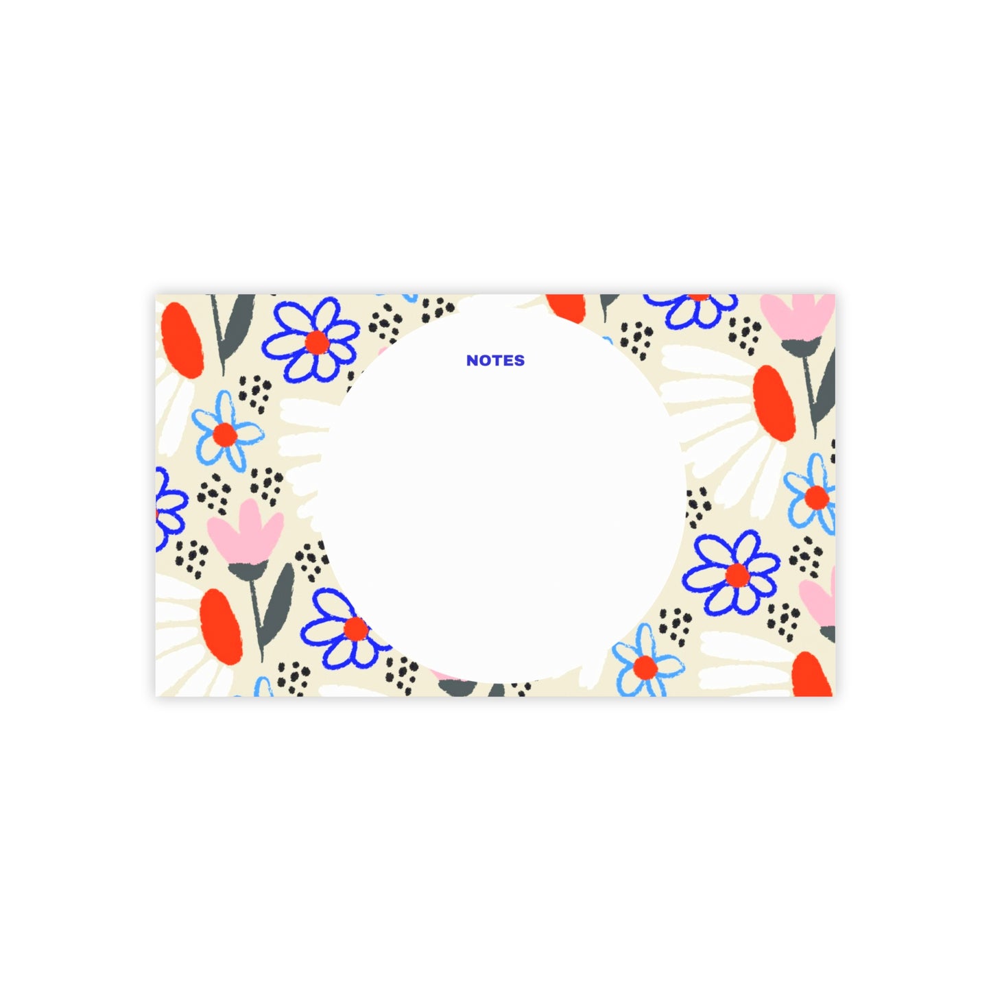 Floral Note Pad Desk Gift Memo Sheets Home Office Organizer Teacher Present Study Supplies Planner Accessory Cute Stationery Under 30 Idea
