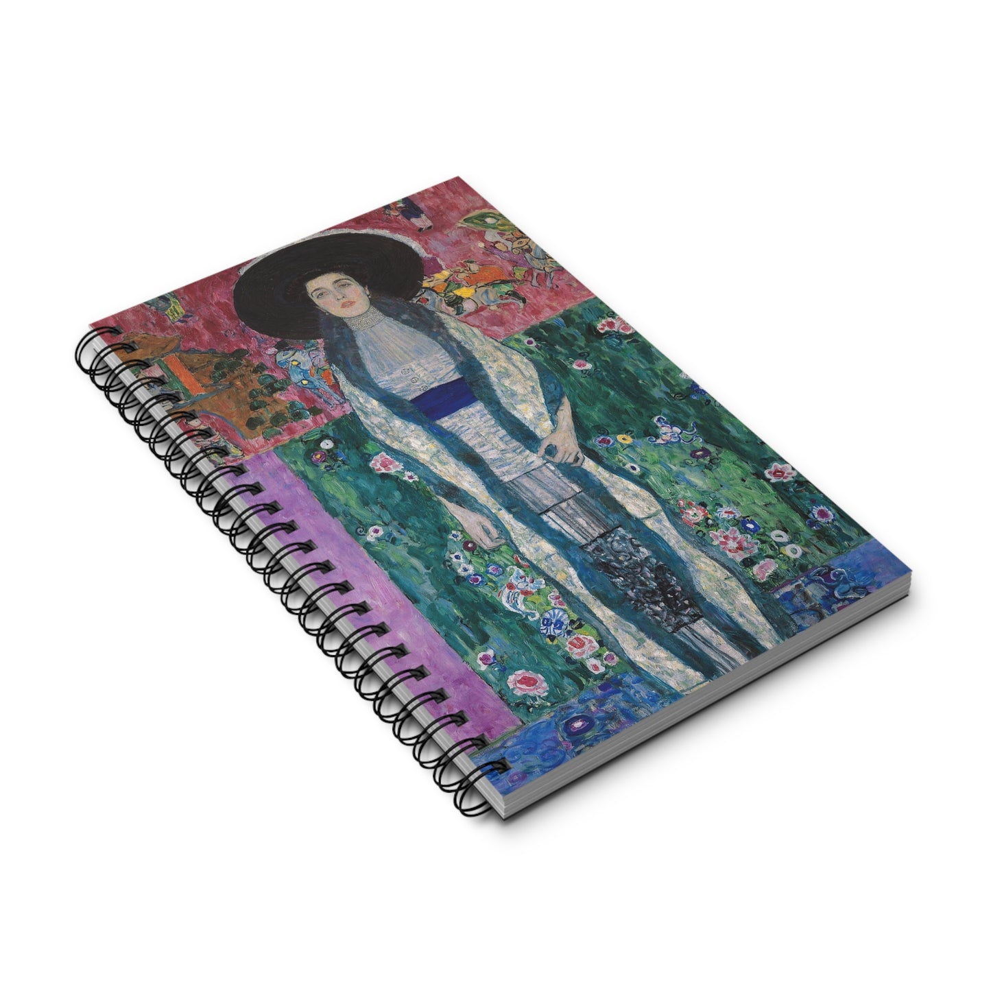 Art Nouveau Lady Journal Vintage Fine Art Lined Notebook Elegant Portrait Stationery Museum Lover Gift Romantic Writing Book For Women