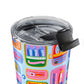 Portugal Tumbler Gift For Traveler Sardine Cup Portugal Souvenir Coffee Tumbler Beach Lover Gift Lisbon Travel Mug Summer Drink Cup