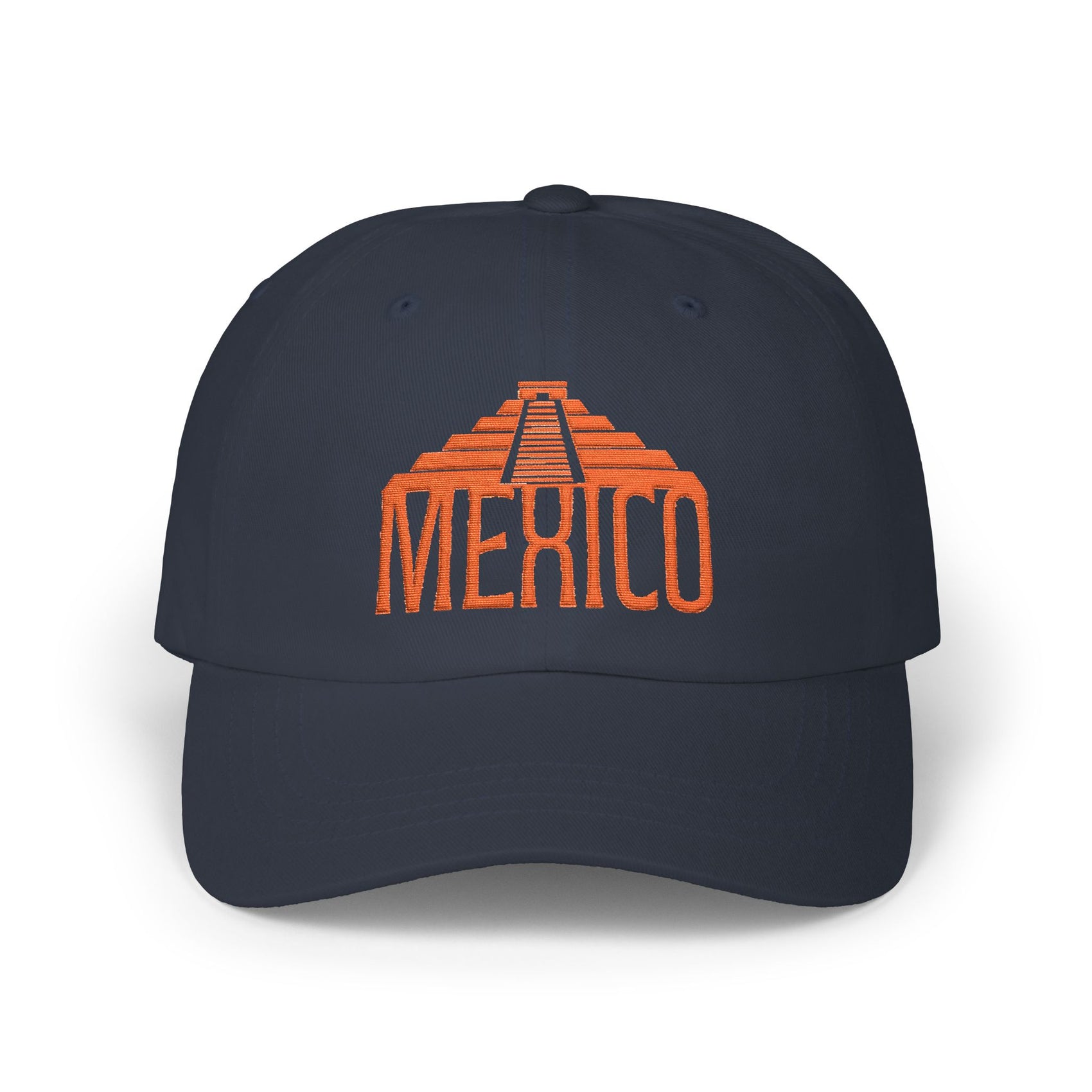 Mexico Dad Cap Embroidered Pyramid Hat Travel Souvenir Gift For Grandpa Mexican Heritage Cotton Headwear Vacation Style Everyday Accessory