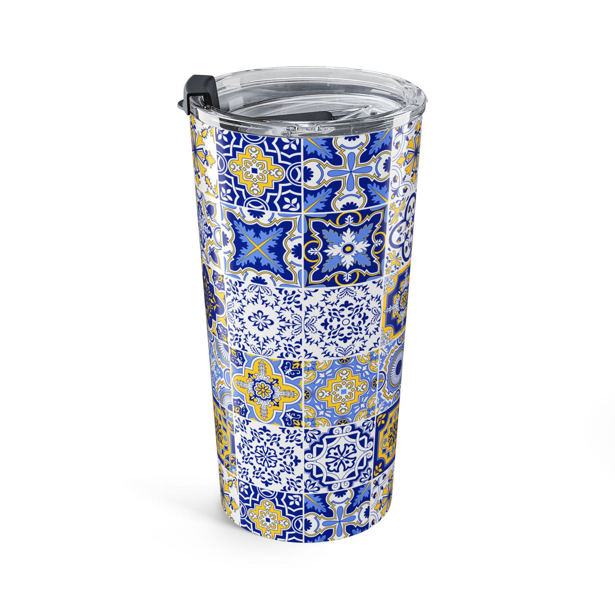 Mediterranean Summer Tumbler for Coastal Kitchen Lovers Italian Cafe Aesthetic Greek Island Decor Portuguese Travel Gift For Travelers Mug