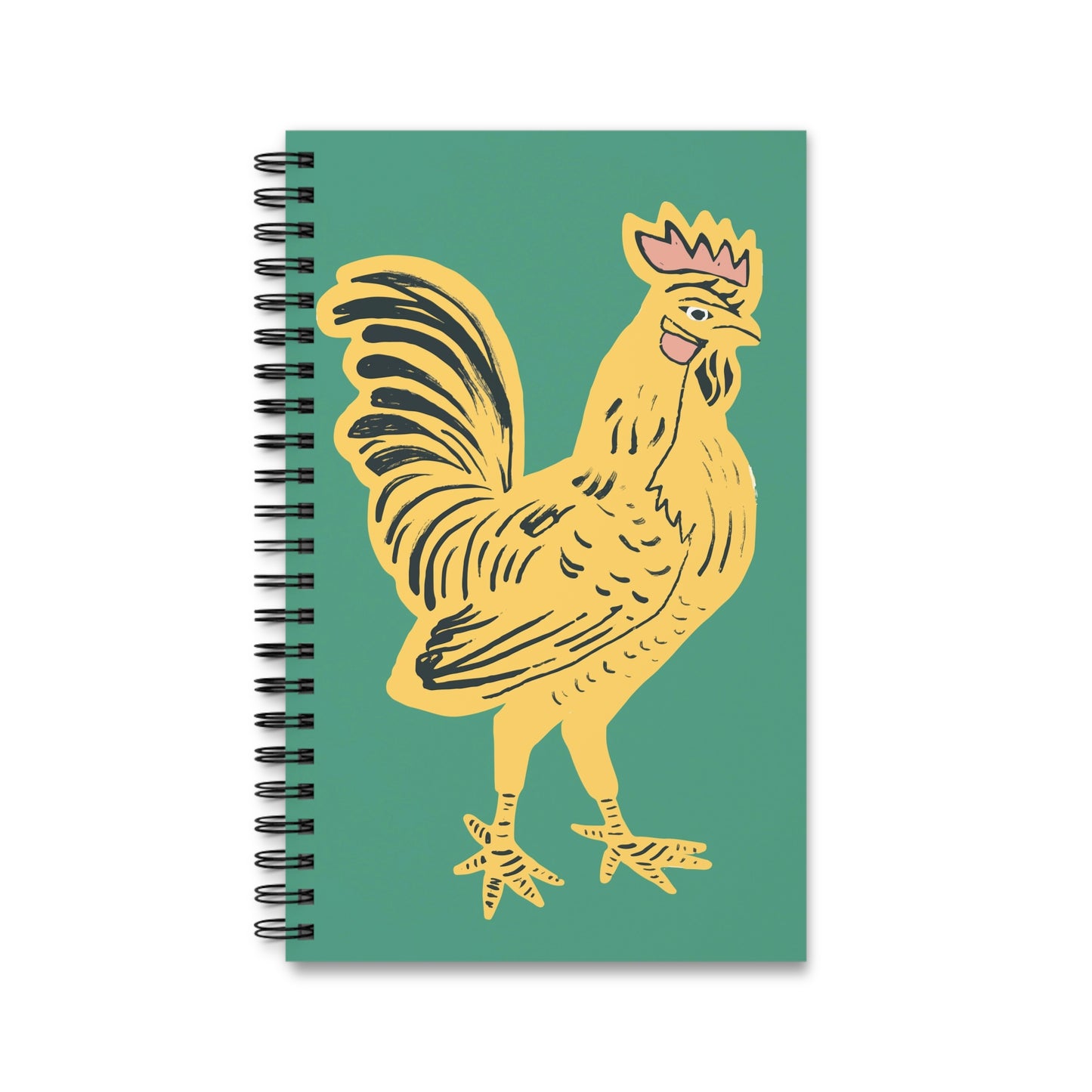 Rooster Spiral Notebook Chicken Keeper Gift Farmhouse Journal Homestead Present Country Stationery Writing Companion Rural Birthday Idea