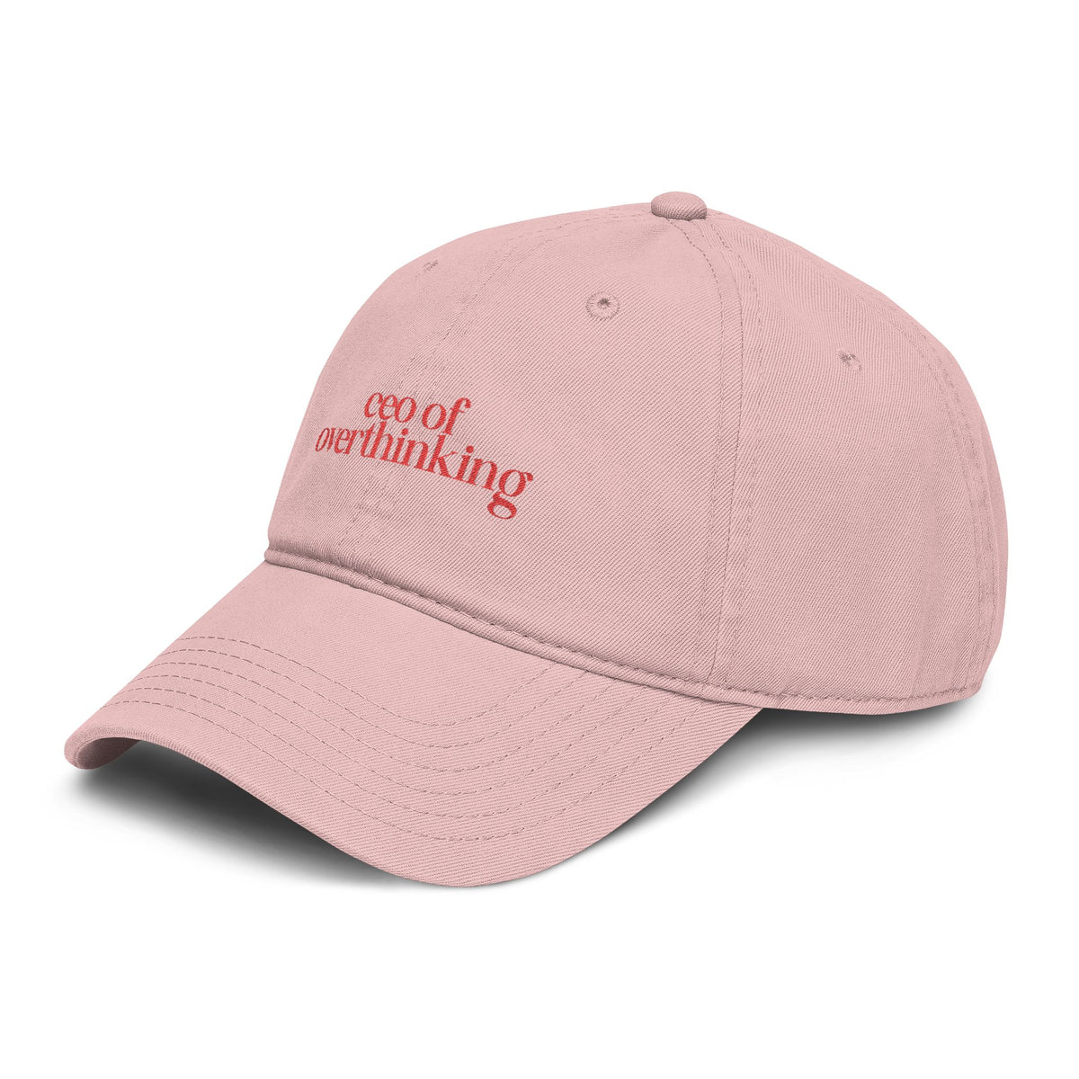 Pink Embroidered Hat Funny Quote Cap Gift For Friend Cute Summer Hat Minimalist Baseball Cap Gift For Her Casual Trendy Womens Cap