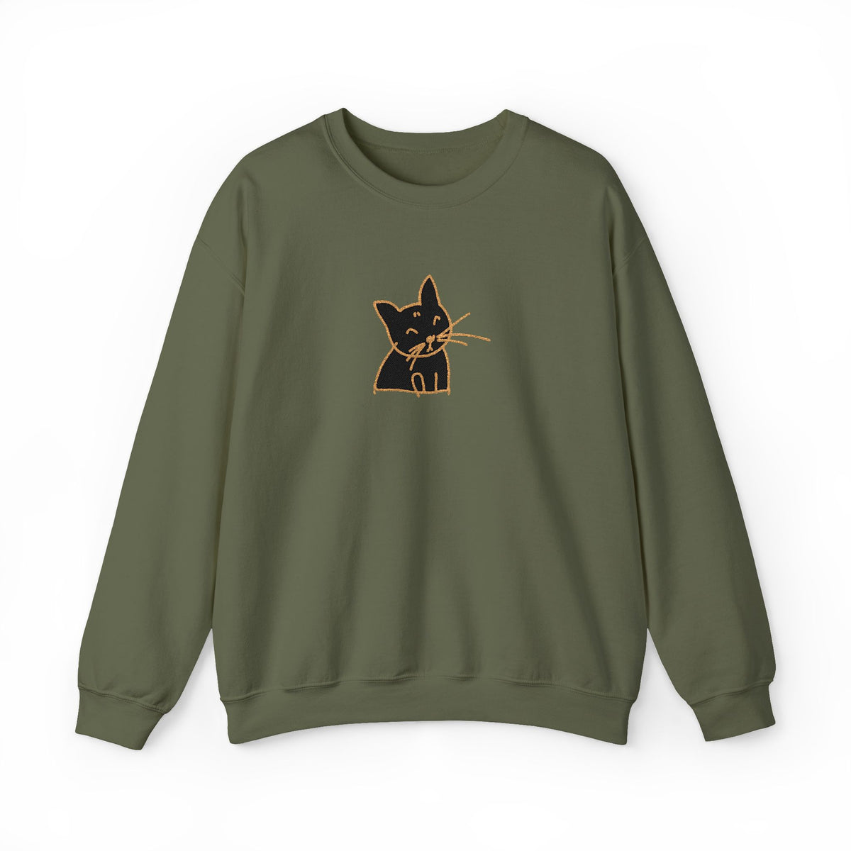 Christmas Cat Sweatshirt Gift For Grandma Cute Kitty Graphic Crewneck Pet Lover Sweater For Sister Kawaii Pullover Cozy Animal Lounge Top