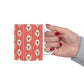 Pattern Christmas Mug Gift For Mom Candy Cane Coffee Cup Present For Sister Red Striped Ceramic Drinkware