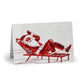 Funny Santa Greeting Card Summer Christmas Card For Friends Beach Santa Holiday Greeting Card Coastal Xmas Card Vacation Holiday Card